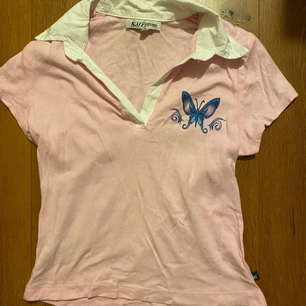 y2k baby butterfly tee